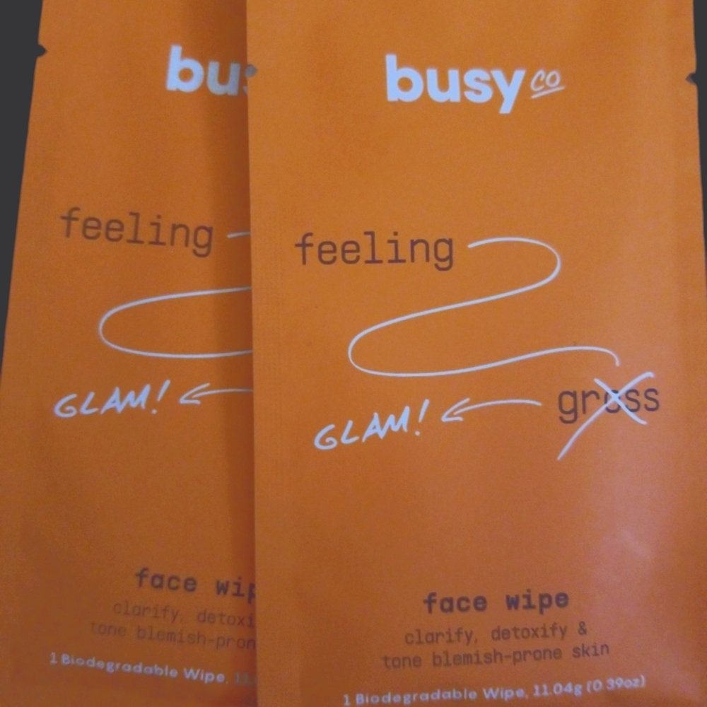 4/25 bundle item. Busy Facial Serum Pads